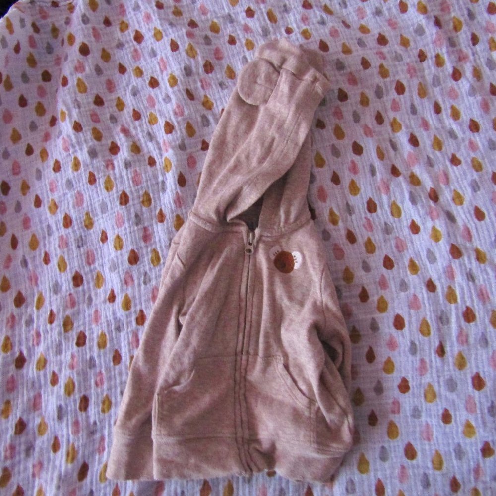 Carter's 0-3 Months Beige Koala Hoodie